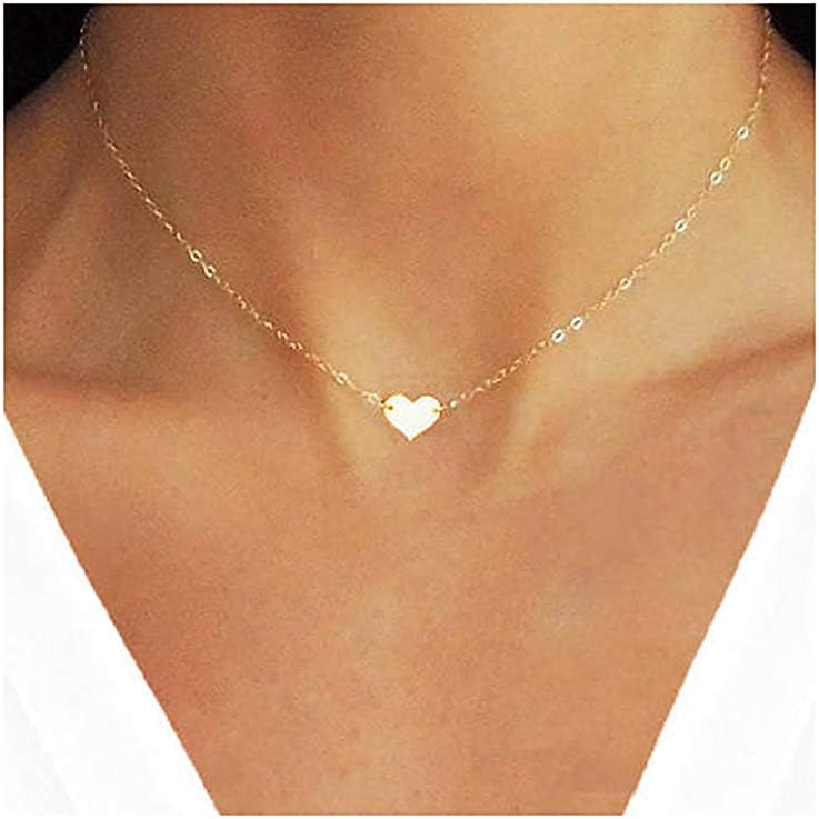 Trendy Heart-shaped Choker Necklace