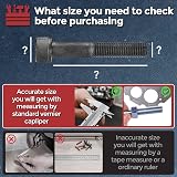 Kozelo 10Pcs M4-0.7x75mm Socket Head Cap Screws Alloy Steel Black Oxide 12.9 view 7