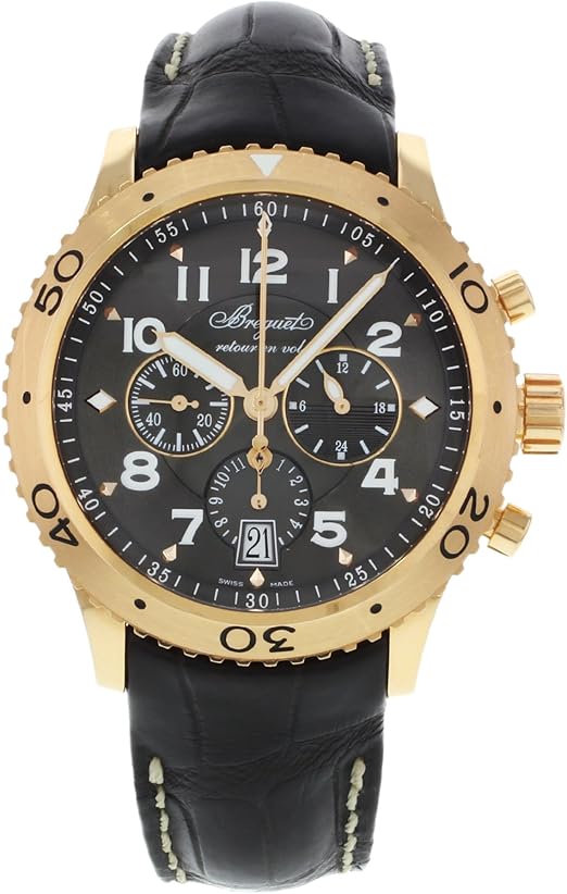 Breguet Transatlantique Type XXI Flyback Chronograph Rose Gold Mens Watch 3810BR929ZU
