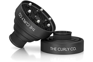 Collapsible Hair Diffuser by The Curly Co. for Hair Dryers with The Curly Co. 100% Satisfaction Guarantee