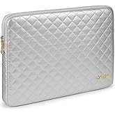 Vinterfint 15 16 inch Laptop Sleeve Case for 15" MacBook Pro/Air M4 M3, 16" MacBook Pro M3 M2, 15" Surface Laptop 7, 15.3" IdeaPad Slim 5i Gen 9, 16" ThinkPad E16, 16" Dell 16 Plus, HP Bag, Silver