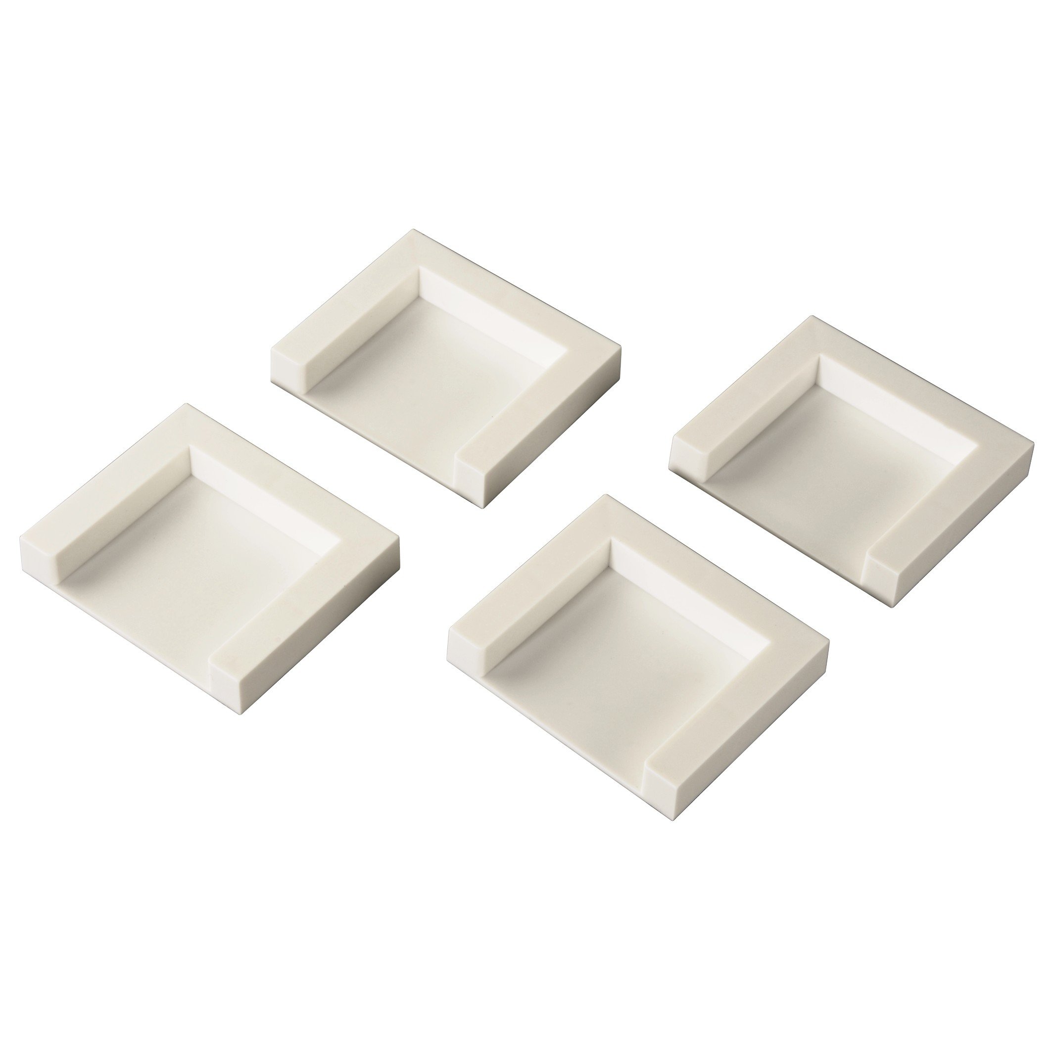 Xavax Dryer Fixing Plates for Adhesion, set of 4