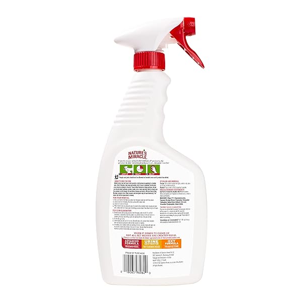 NATURE’S MIRACLE DOG STAIN AND ODOR REMOVER, EVERYDAY MESS ENZYMATIC FORMULA, 24 FL OZ