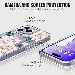LUHOURI for iPhone 15 Pro Max Case with Screen