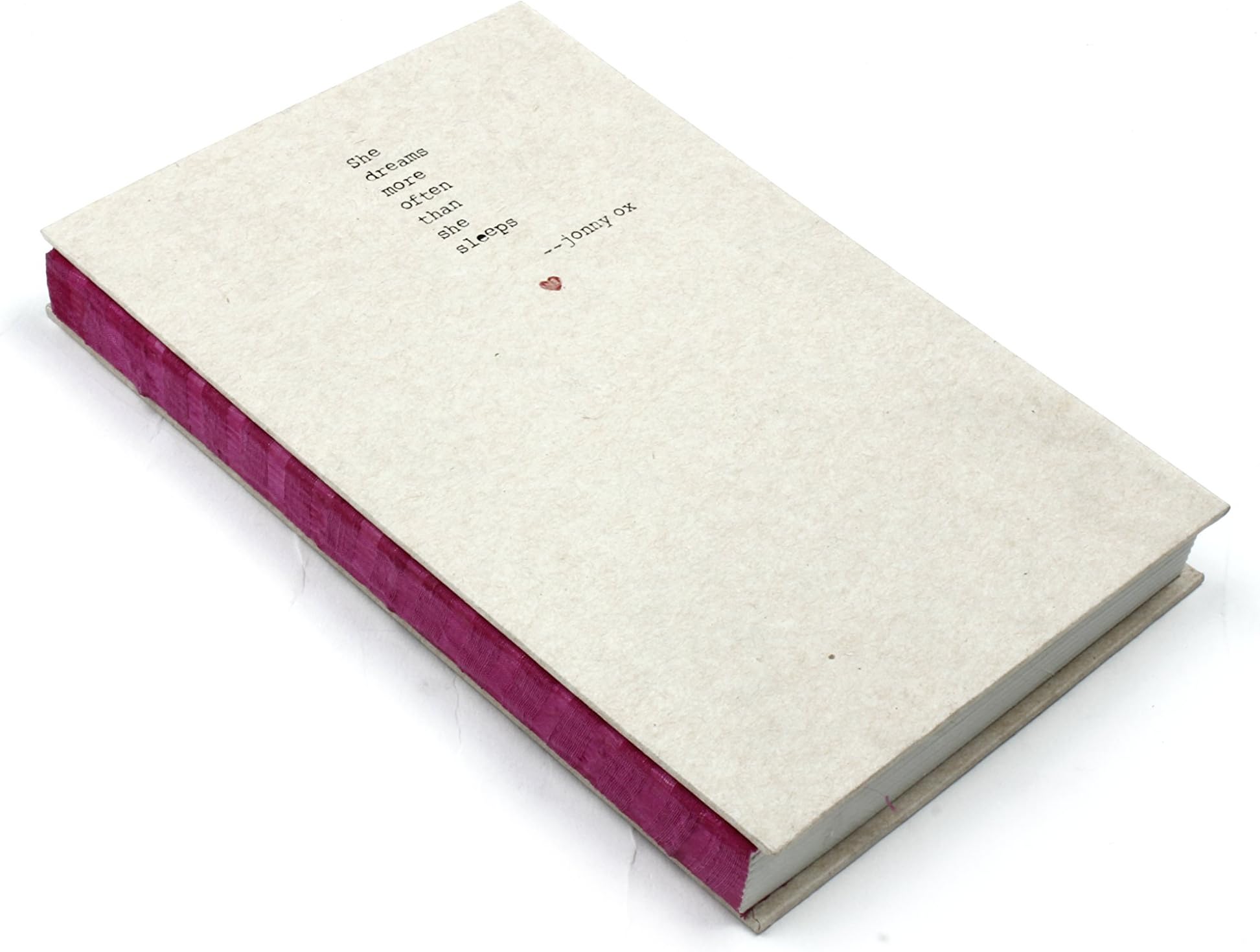Resha Sketchbook for Artists - Handmade Notebook with Quote Jonny Ox 84 Sheets, 168 Pages