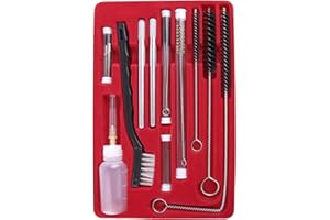 LEONTOOL 23 Pcs Air Spray Gun Cleaning Kit, Automotive Use Airbrush Cleaning Kit for Cleaning HVLP Paint Gun Airbrush Nozzles