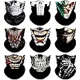 Venswell Neck Gaiter Face Mask Men Women,Seamless Bandana Rave Face Cover Scarf Mask,Balaclava,Headband, Head Wrap,Headwear