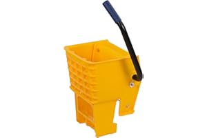 Carlisle FoodService Products 36908W04 Side Press Wringer for 26-qt. and 35-qt. Mop Bucket, 15" L x 11" W x 9.88" H, Yellow