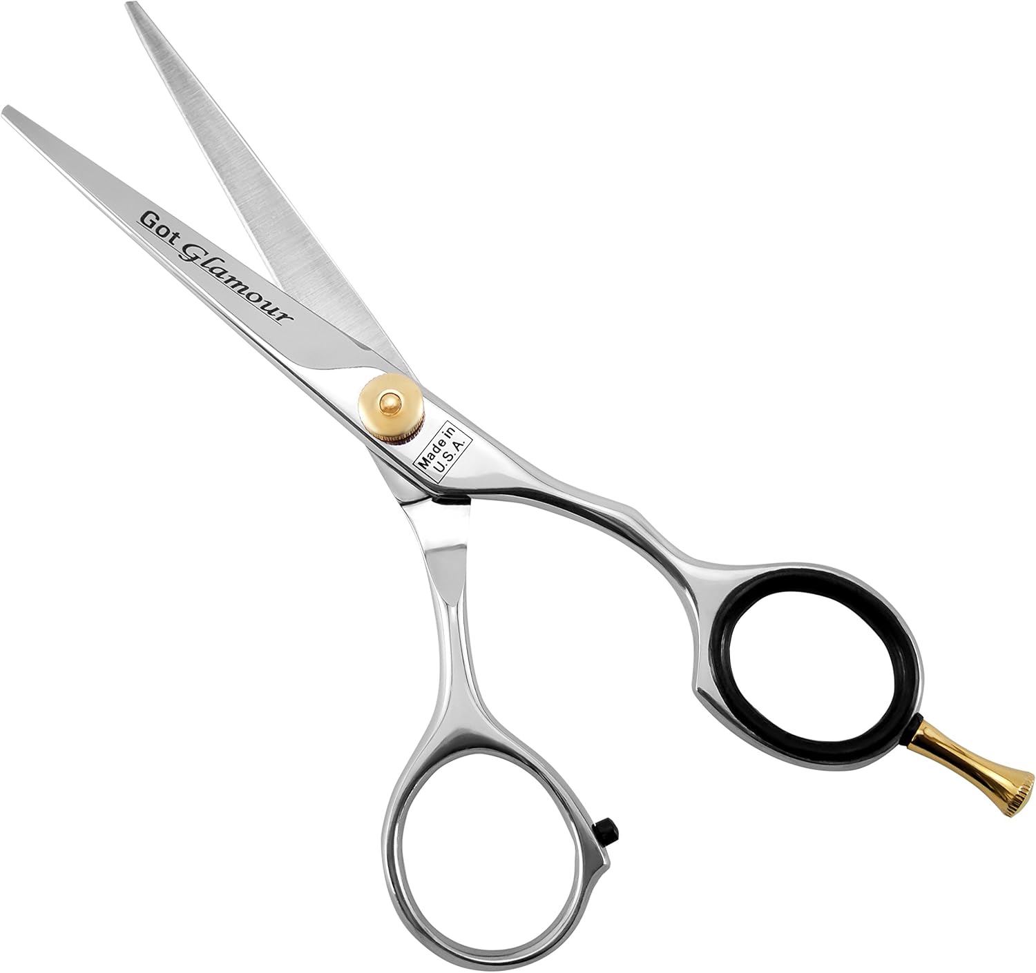 Got Glamour Cobalt Molybdenum Right-Handed Hair Cutting Scissors, 5.25" Length (2.25" Blade Length) : Beauty