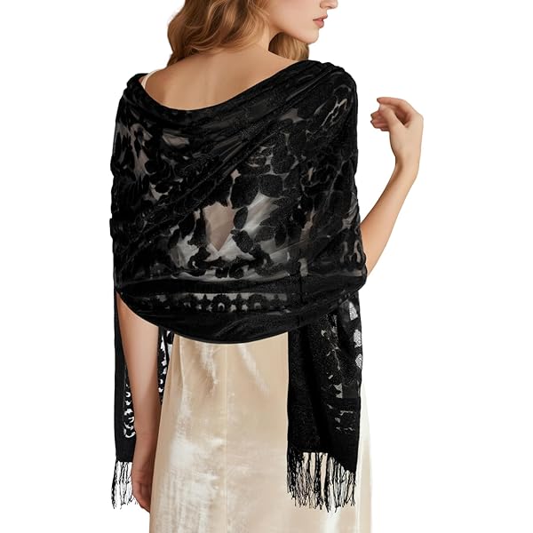 silk shawl for evening dress Gown Shawl Prom Shawl Evening Gown Silk Formal Shawls For Dresses wedding guests Maricrosea Women's Velvet Shawl Wrap