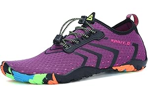 SAGUARO Water Shoes Women – Swim Shoes, Quick-Dry Barefoot Aqua Socks for Beach, Pool, Surfing and Outdoor Activities
