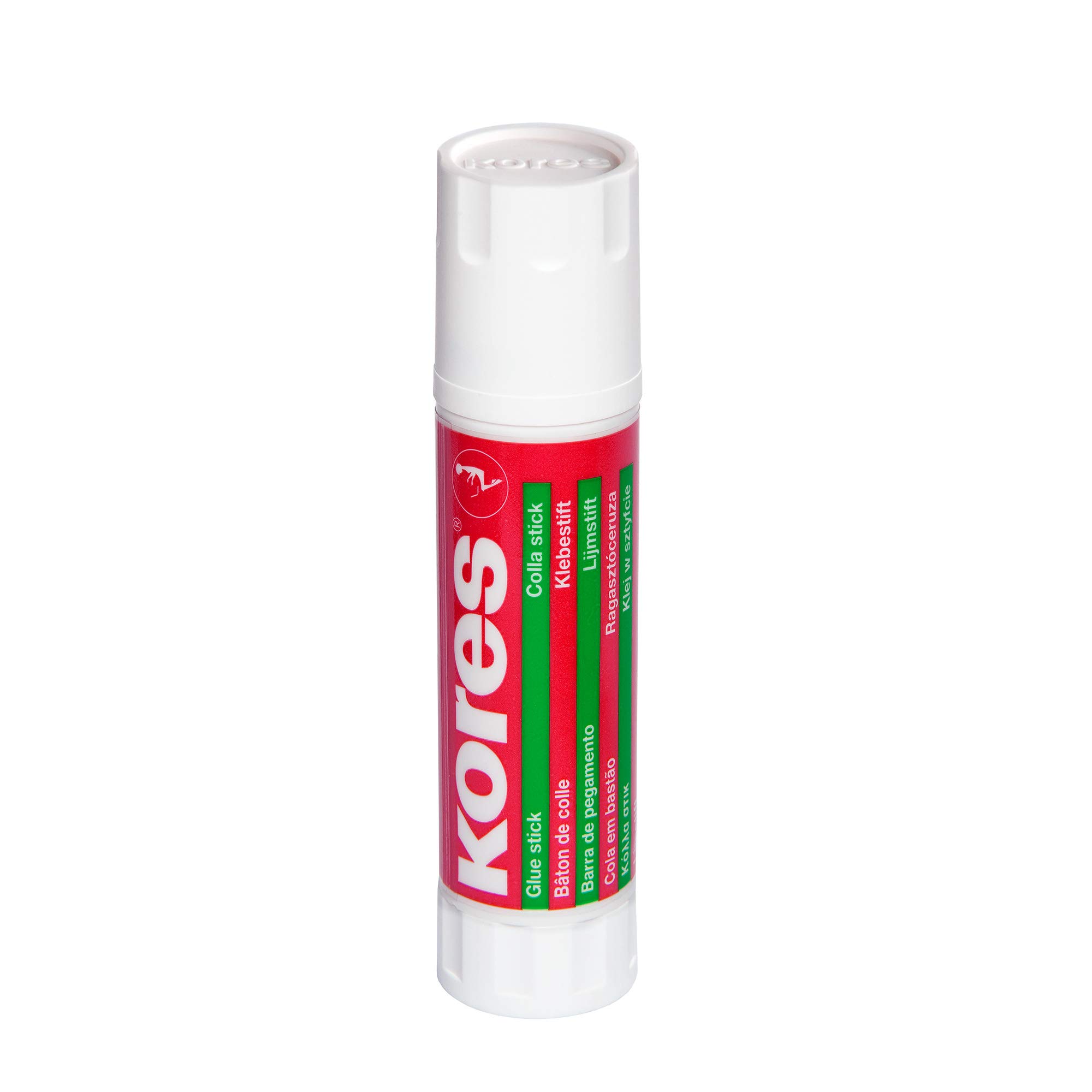 Kores Glue Stick, Solid, Washable, Non-toxic, 20g (Pack of 12)