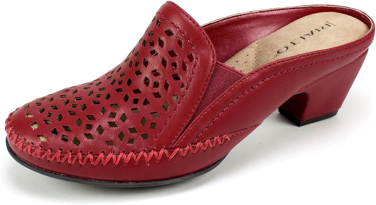 RIALTO Shoes Sedona Women�s Clog, RED/Smooth