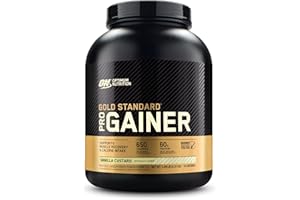 Optimum Nutrition GS Pro Gainers Weight Gainer Protein Powder, Vanilla Custard, 5.09 Pounds (Packaging May Vary)