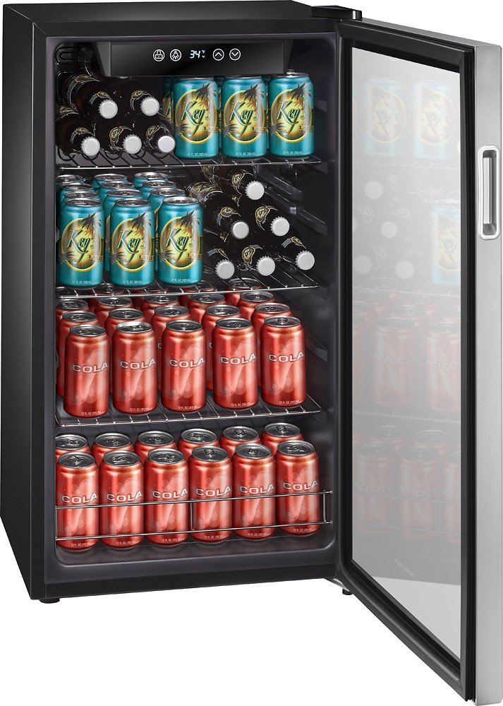 Insignia 115 Can Beverage Cooler Ns Bc115ss9 Stainless Steel New Buy Online In Greenland At Greenland Desertcart Com Productid 89641819