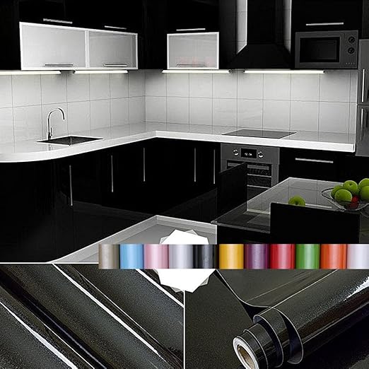 liveinu papel pintado autoadhesivo, color sólido para armario de ...