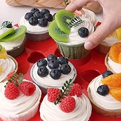 VGOODALL Cake Carrier with Lid and Handle, 12x6