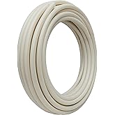SharkBite 3/4 Inch x 100 Feet White PEX-A, Made in the USA, Flexible Water Pipe Tubing for Plumbing, UA70W100