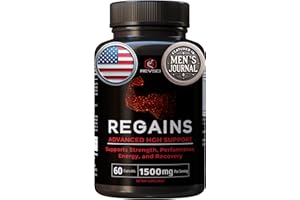 REVOLUTION SCIENCE HGH Supplements for Men & Women - Regains Natural Anabolic Muscle Growth Building GH & Human Growth Hormone for Men, Muscle Builder for Men, Muscle Recovery Post Workout Supplement, 60 Protein Pills