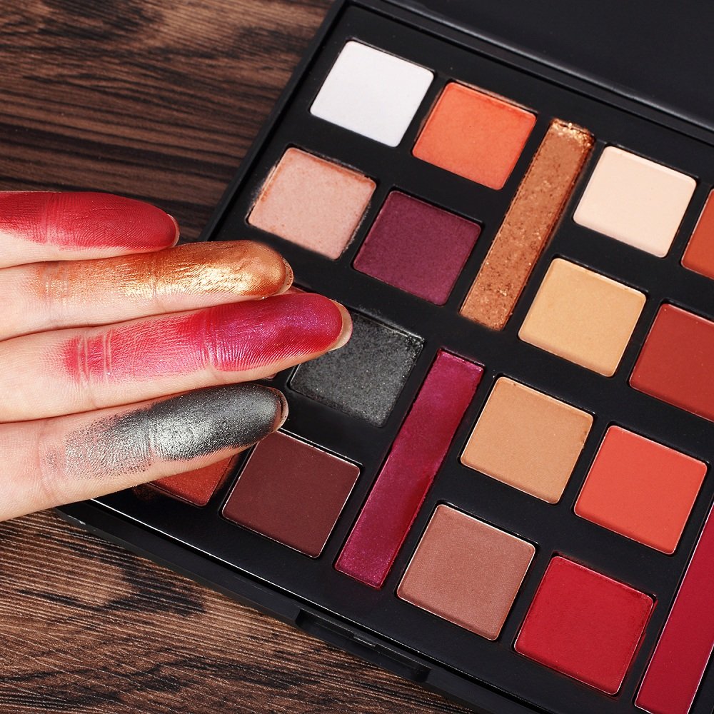 Pro Eyeshadow Palette, Valuemakers Shimmer & Matte Eye Palette-Waterproof Neutrals Cosmetics Make Up Tools Kit(20 Colours)