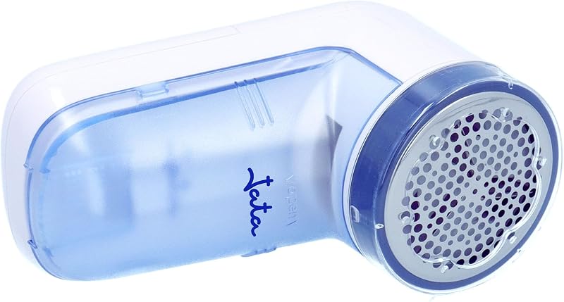 QP398N Quitapelusas Eléctrico con Cuchillas de acero inoxidable. Contenedor de pelusas desmontable. Funciona con pilas. Accesorios: cepillo para limpieza. Elimina pelusas, bolitas y rozaduras