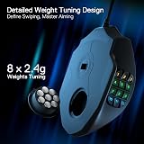 Redragon M908 Impact MMO Mouse 12400 DPI 18 Programmable Buttons RGB view 4