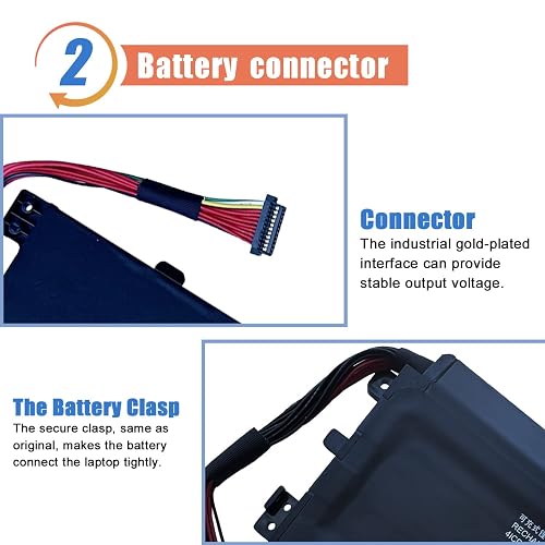 Replacement RC30-0270 Laptop Battery For Razer Blade 15 Base - 4221mAh/65WH, 15.4V, 4-Cell Li-Ion