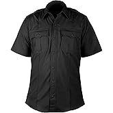 First Class Tactical Short Sleeve Uniform Shirt – 4 Pocket, Breathable, Underarm & Yoke Mesh Vent, Lightweight Workwear