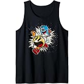 【PAC-MAN】PAC-MAN Sticker Bomb 007 Tank Top