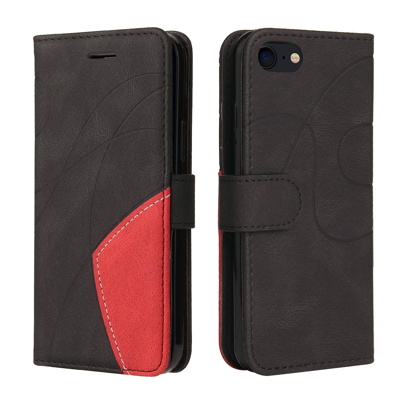CXTcase Mobile Phone Case Compatible with iPhone 78SE 2020, Flip PU Case iPhone 7 Cover Case, Fashionable Flip iPhone 8 Mobile Phone Case Protective Leather Case with iPhone 7 iPhone 8 iPhone SE — image 1