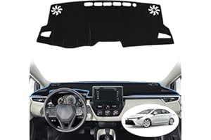 REMOCH for Toyota Corolla Accessories 2019-2025 2026 Dash Cover Dashboard Cover Mat Custom Fit Center Console Cover Hatch Sedan Sunshield Protector Pad (Not for Corolla Cross)
