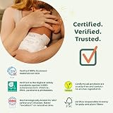 Naty Baby Nappies Newborn Size N 100 Count Plant-Based Skin Safe view 4