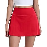 CRZ YOGA Butterluxe High Waisted Tennis Skirts for Women - Mini Lined A Line Golf Casual Skort with Inner Pockets