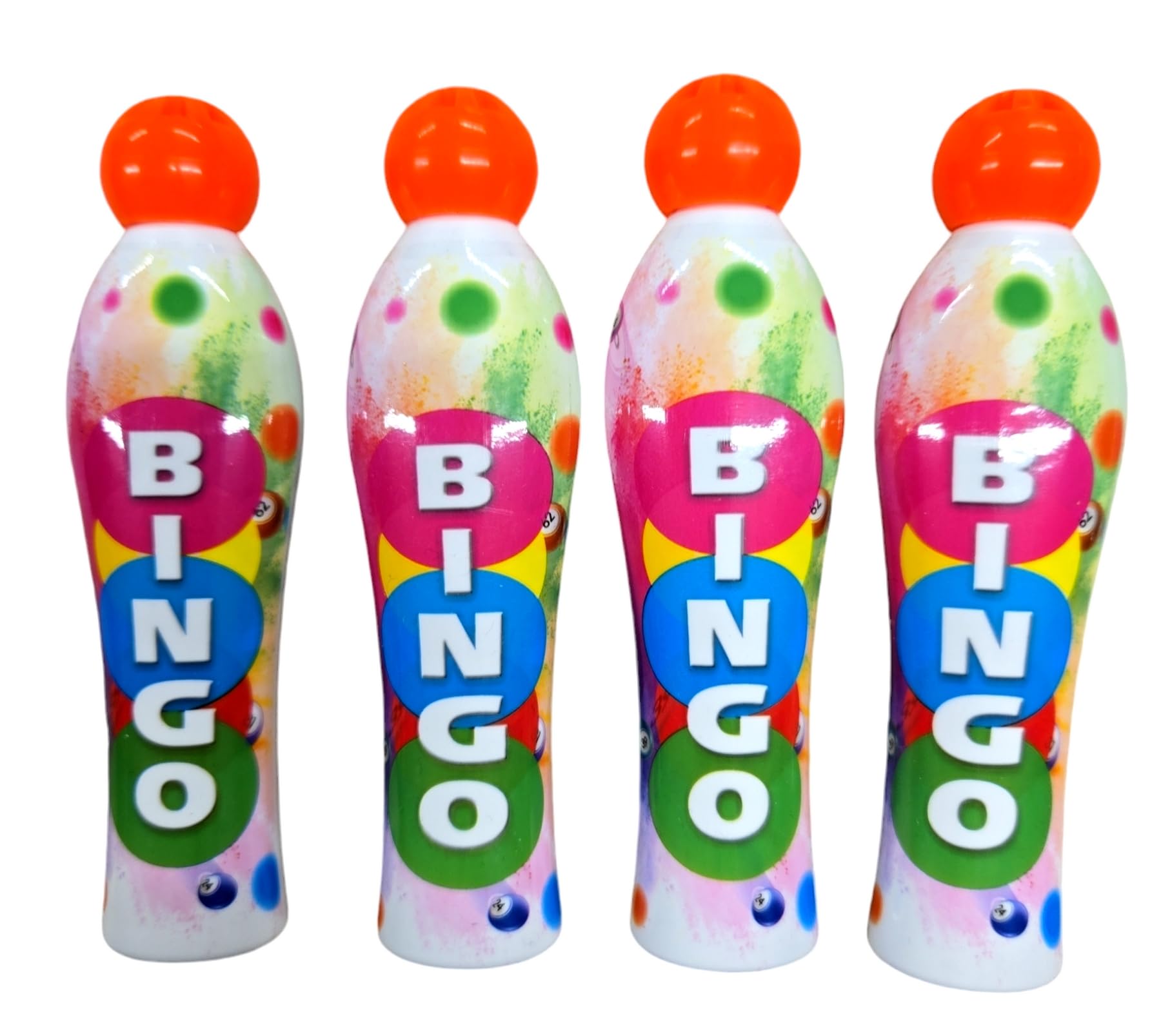 Bingosupermarket Bingo Dabber Set of 4 Sponge Tip (Orange)
