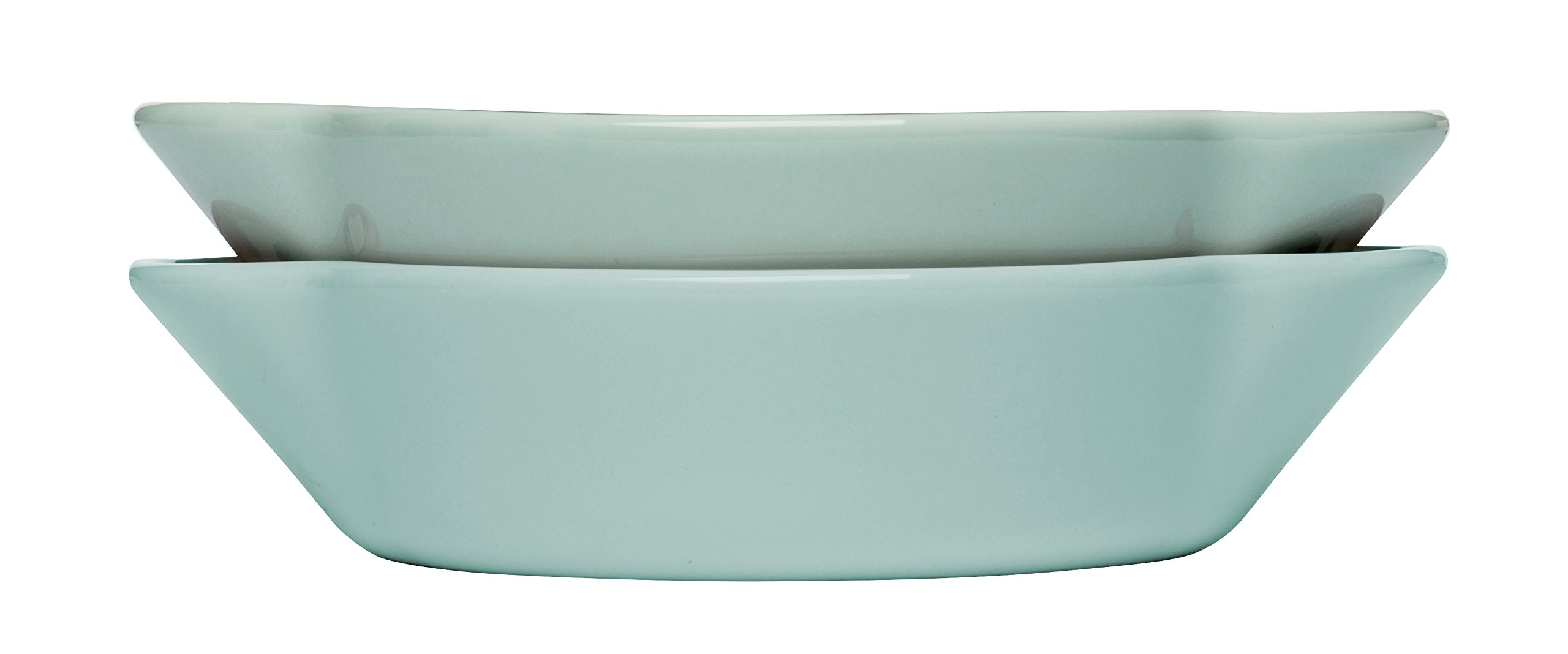 Piccadilly Portion-Sized Dishes ovensafe 2-Pack, Turquoise