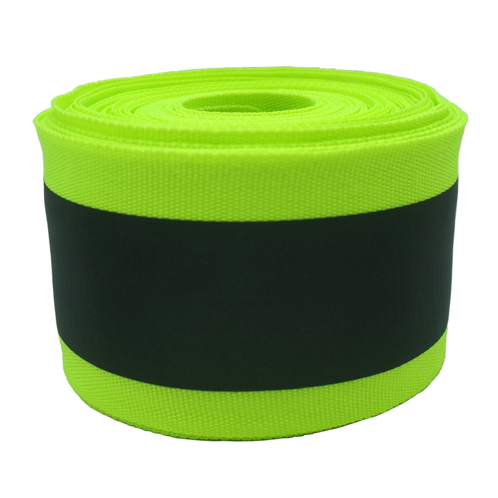 Eroilor Fabric Reflective Safety Strip Sew on - 32 ft (10 Meter) - Larger Reflective Area - Green