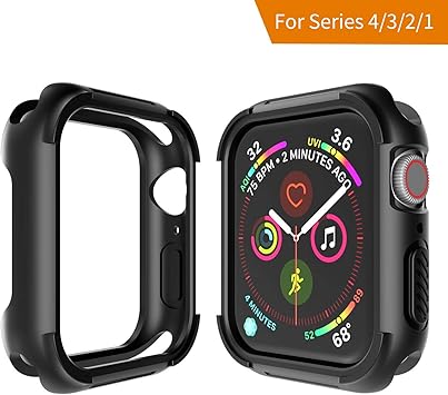 Seiaol Funda Apple Watch Series 4 44mm ,Protector Pantalla Iwatch ...