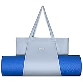 Cwokarb Yoga Bags for Women with Yoga Mats Bags Carrier Carryall Canvas Tote for Pilates Shoulder for Travel Office Beach Workout