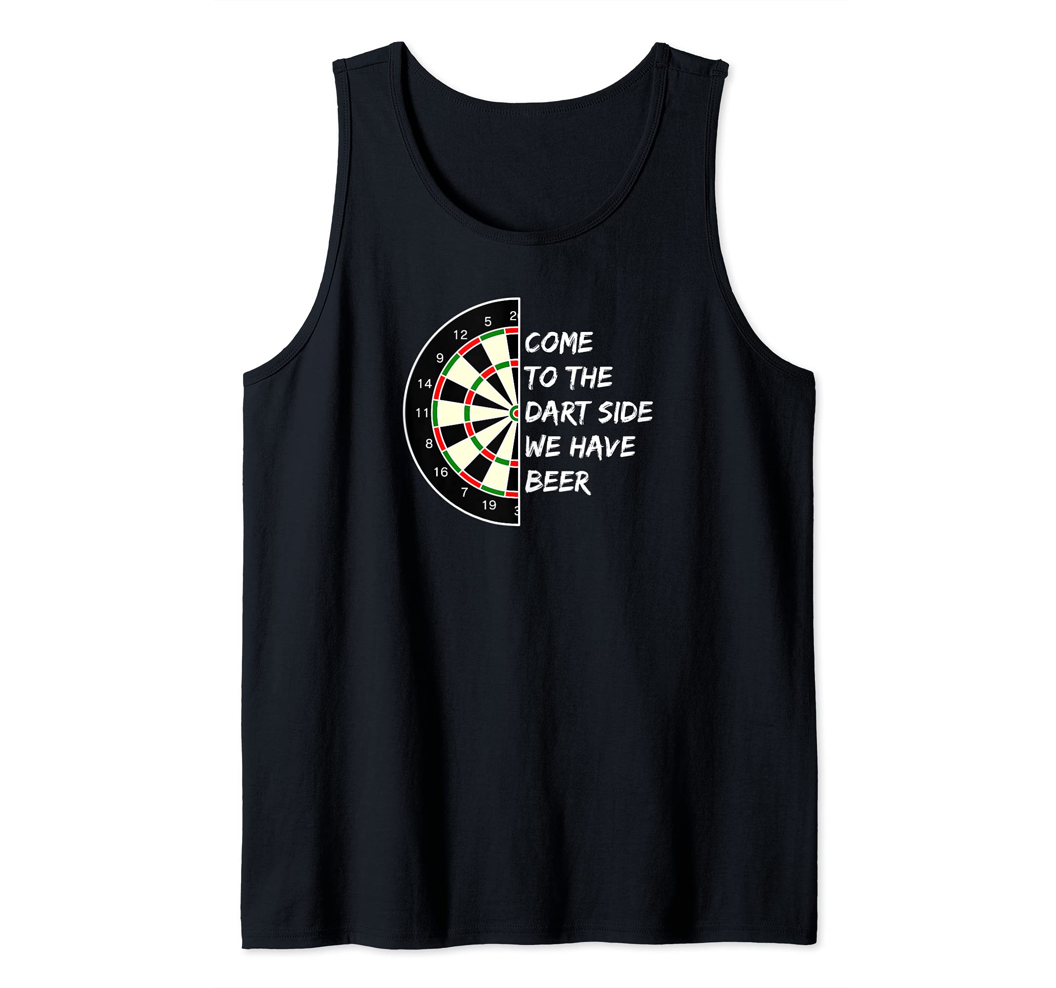 Come to the dart side we have beer - I love darts Tank Top