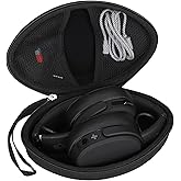 Aproca Case Compatible with Skullcandy Crusher Evo/Artix CL750 / AILIHEN C8 Over-Ear Wireless Bluetooth Headphones and Accessories (Case Only)-Black