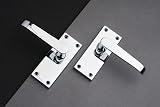 Designer Levers Victorian Straight Lever Door Handles Polished Chrome 1 Pair view 6