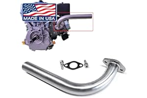 ARSPORT Header Exhaust Pipe for Go Kart Predator 301cc & 420cc, GX Hondas