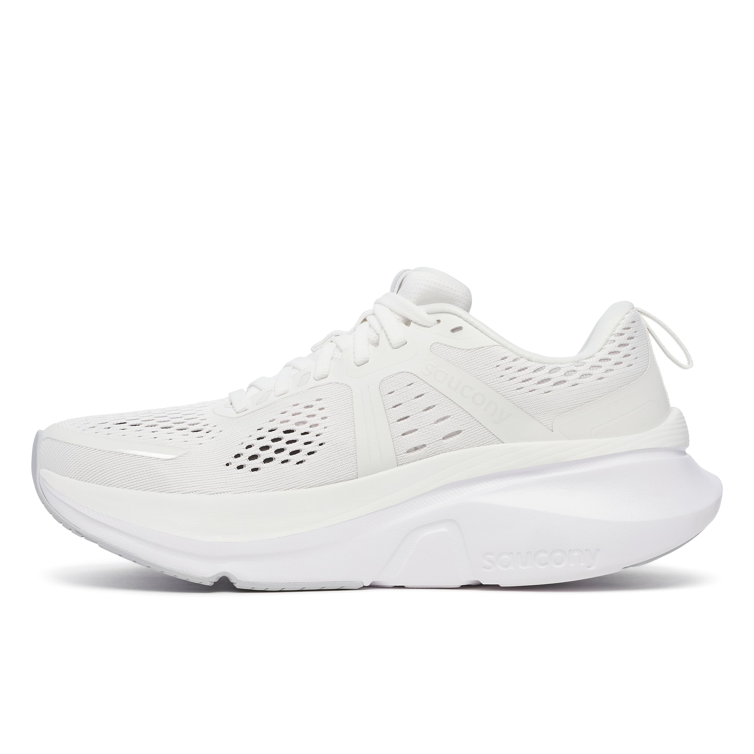 Saucony Women's Guide 18 Sneaker, Ivory, 10