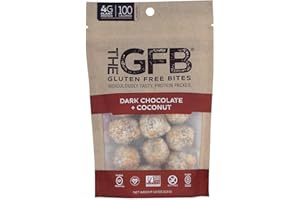 THE GFB The Gluten Freeb Bites - Dark Chocolate Coconut - Case of 6-4 oz6