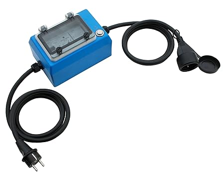 as - Schwabe 45410 Protek Personenschutz PRCD-S, Bemessungsfehlerstrom 30 mA, Überwachung Schutzleiterfunktion, gefordert von