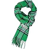Glory Max Unisex Classic Tartan Plaid Winter Scarf Soft Cashmere Feel 72"x12"