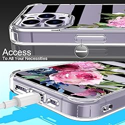 LUHOURI for iPhone 15 Pro Max Case with Screen