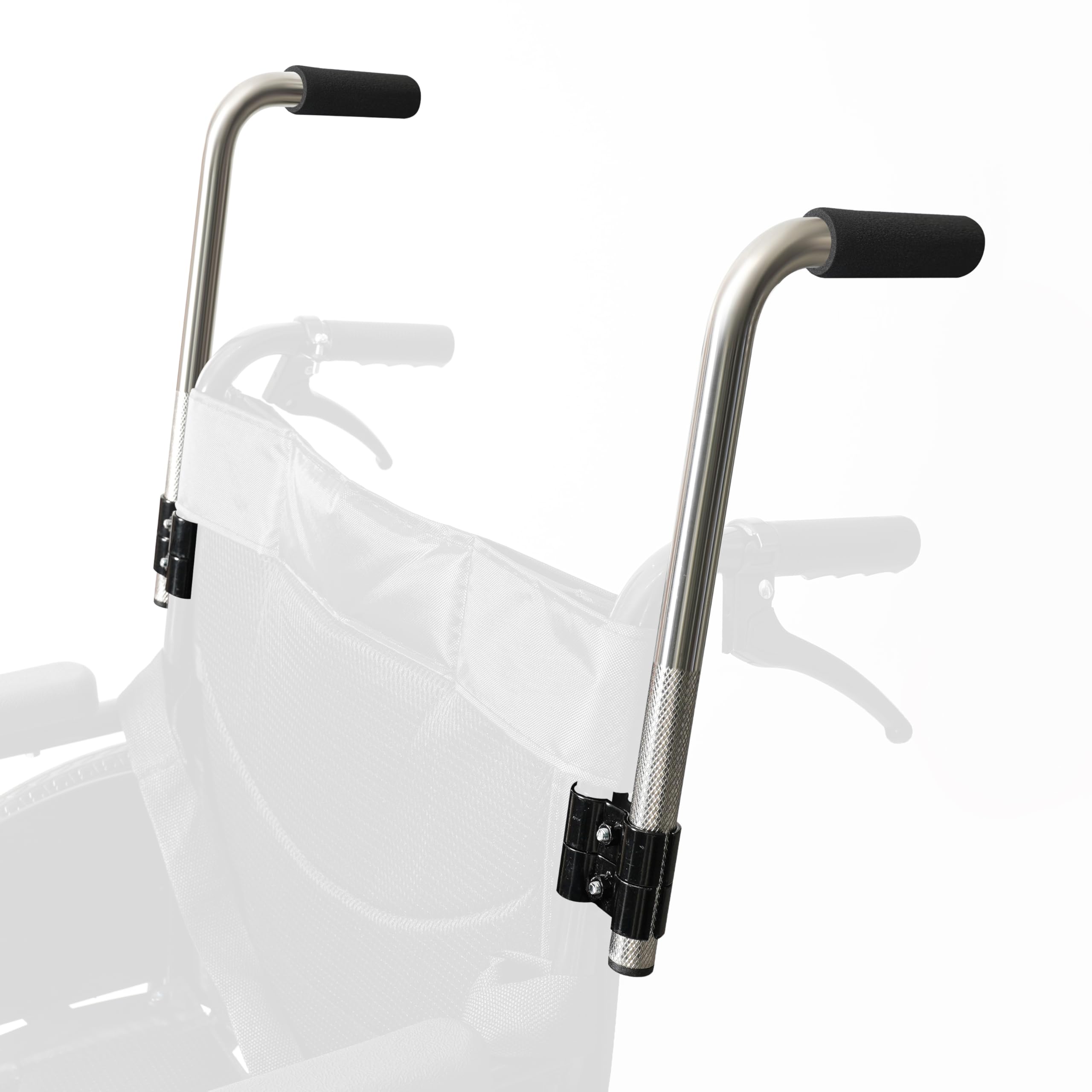 Photo 1 of Push Wheelchair Handle Extender (300lbs Weight Capacity), Universal Wheelchair Accessories – Extendable Handle, Adjustable Extender for Adults