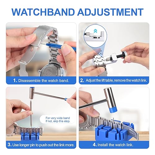Repair Kit Tool To Adjust Watch Band JOREST Watch Link Removal