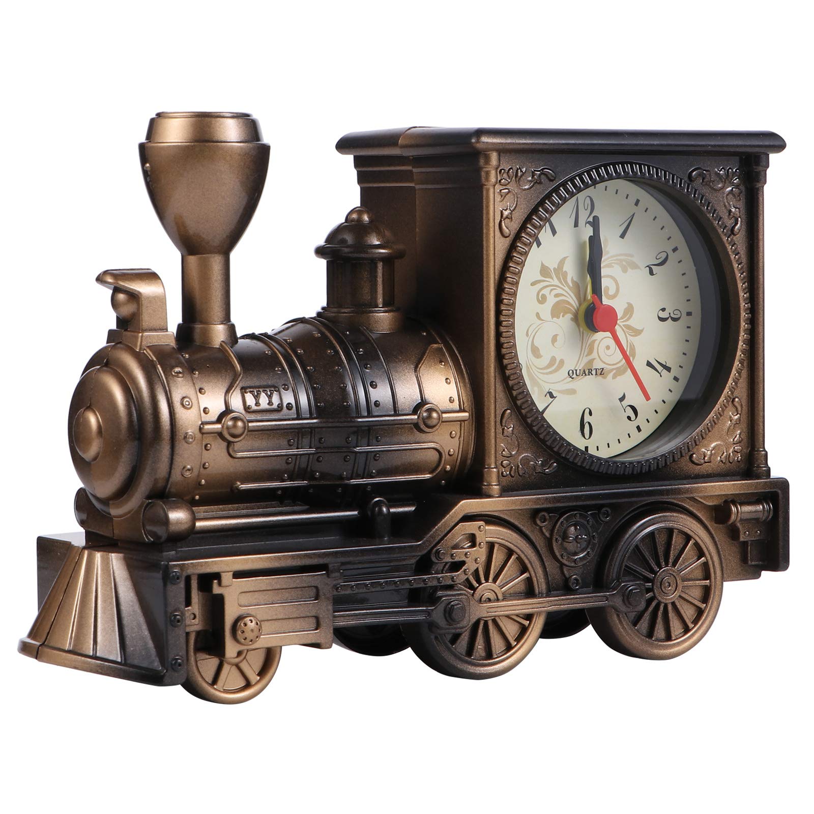 Train Alarm Clock Luxury Retro Style Alarm Clock Novelty Unique Table Desk Clock Silent Alarm Clocks Bedside